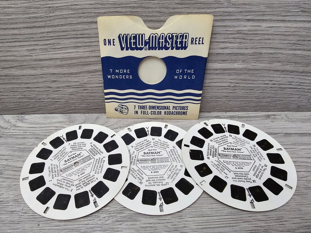 View Master Batman Reels Set Of B The Purr Fect Crime View