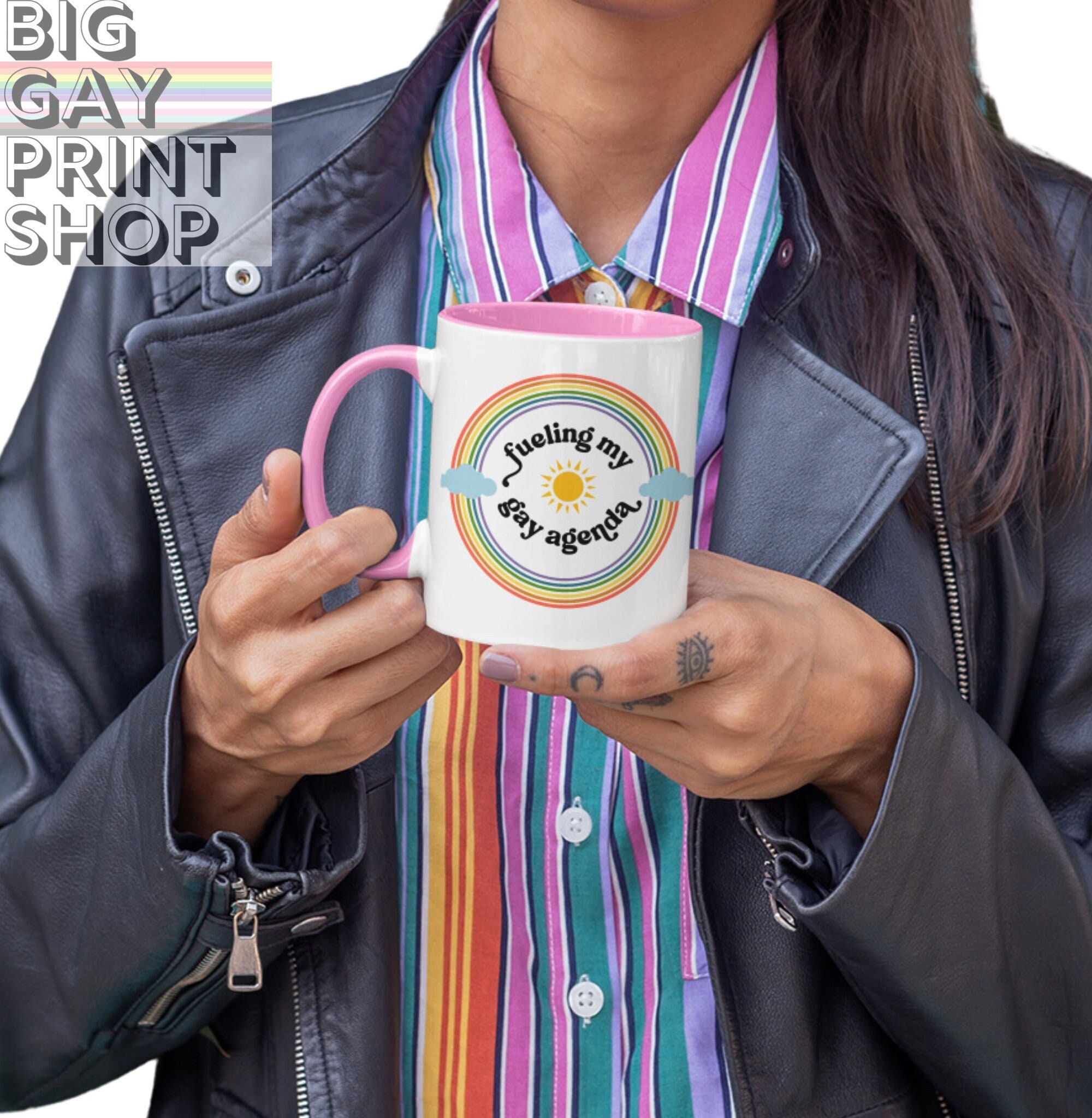 Gay Agenda Mug Lgbtq Coffee Mug Queer Politics Fun Gift For Lgbtq Funny Queer Coffee Mug