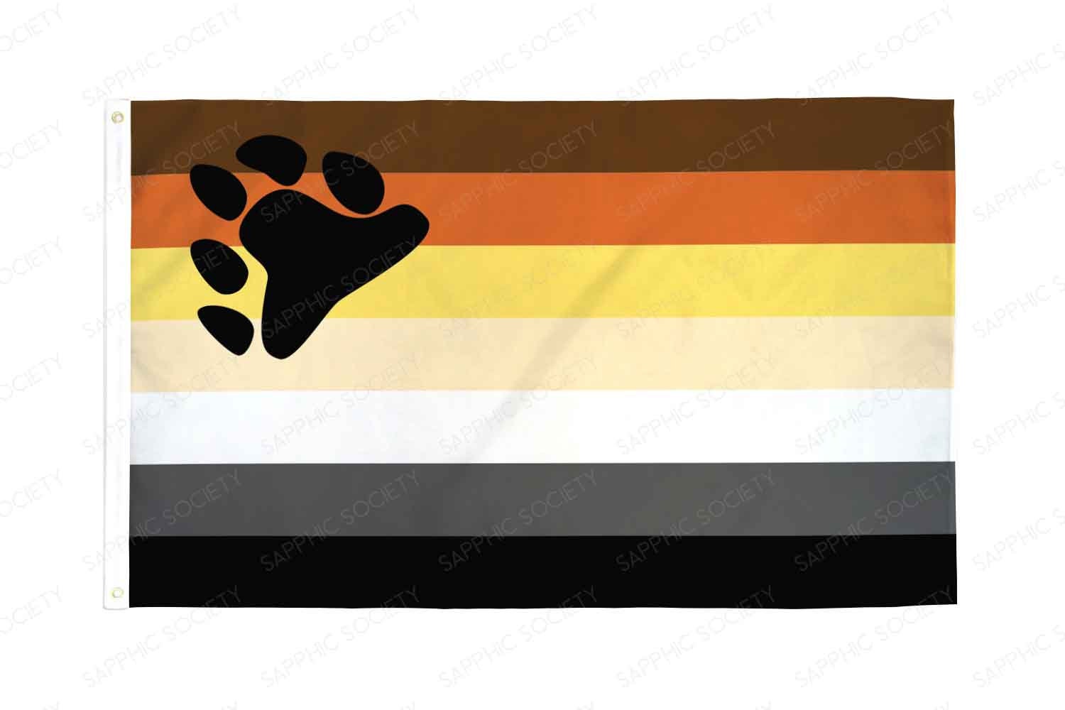 Bear Brotherhood Pride Flag 3 X5 LGBTQ Indoor Outdoor Waterproof Polyester Bear Flag Gay Queer