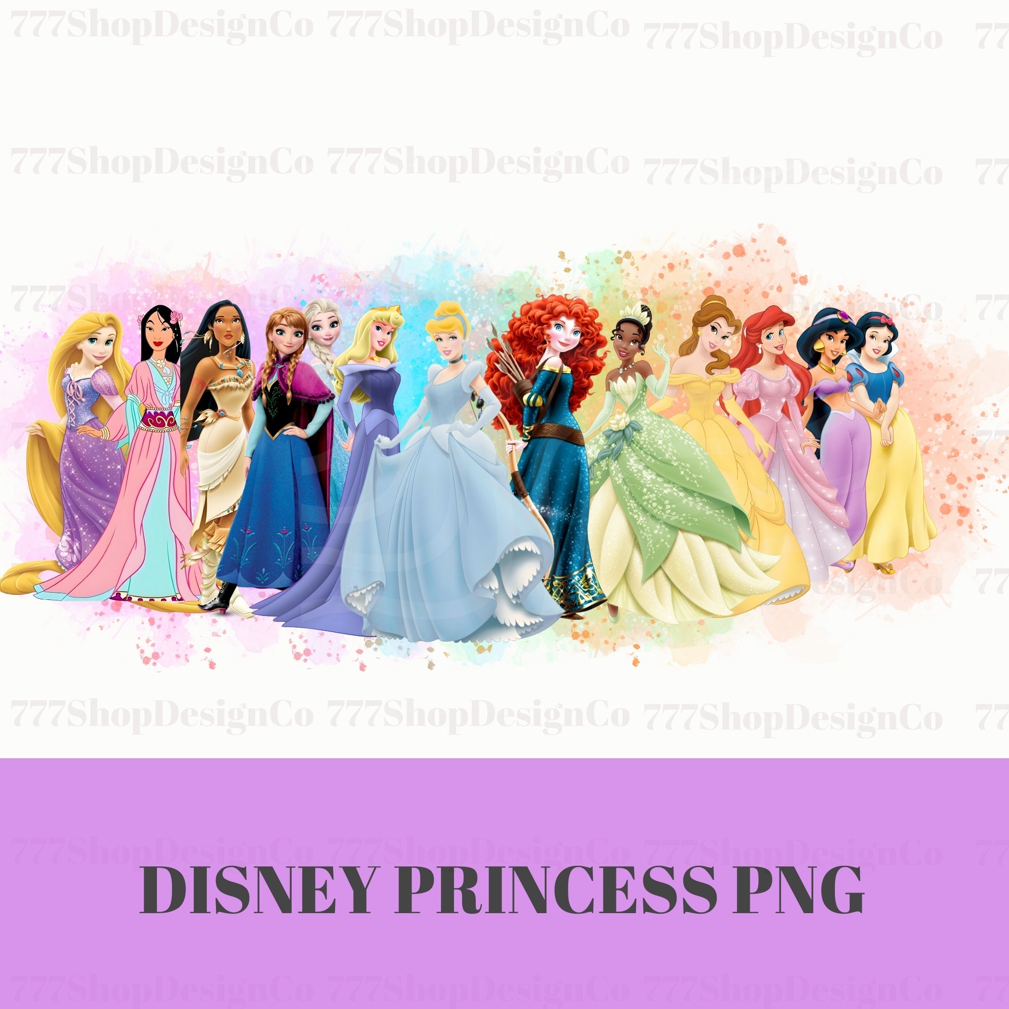 All Princess Png Princesses Watercolour Background Princess Png