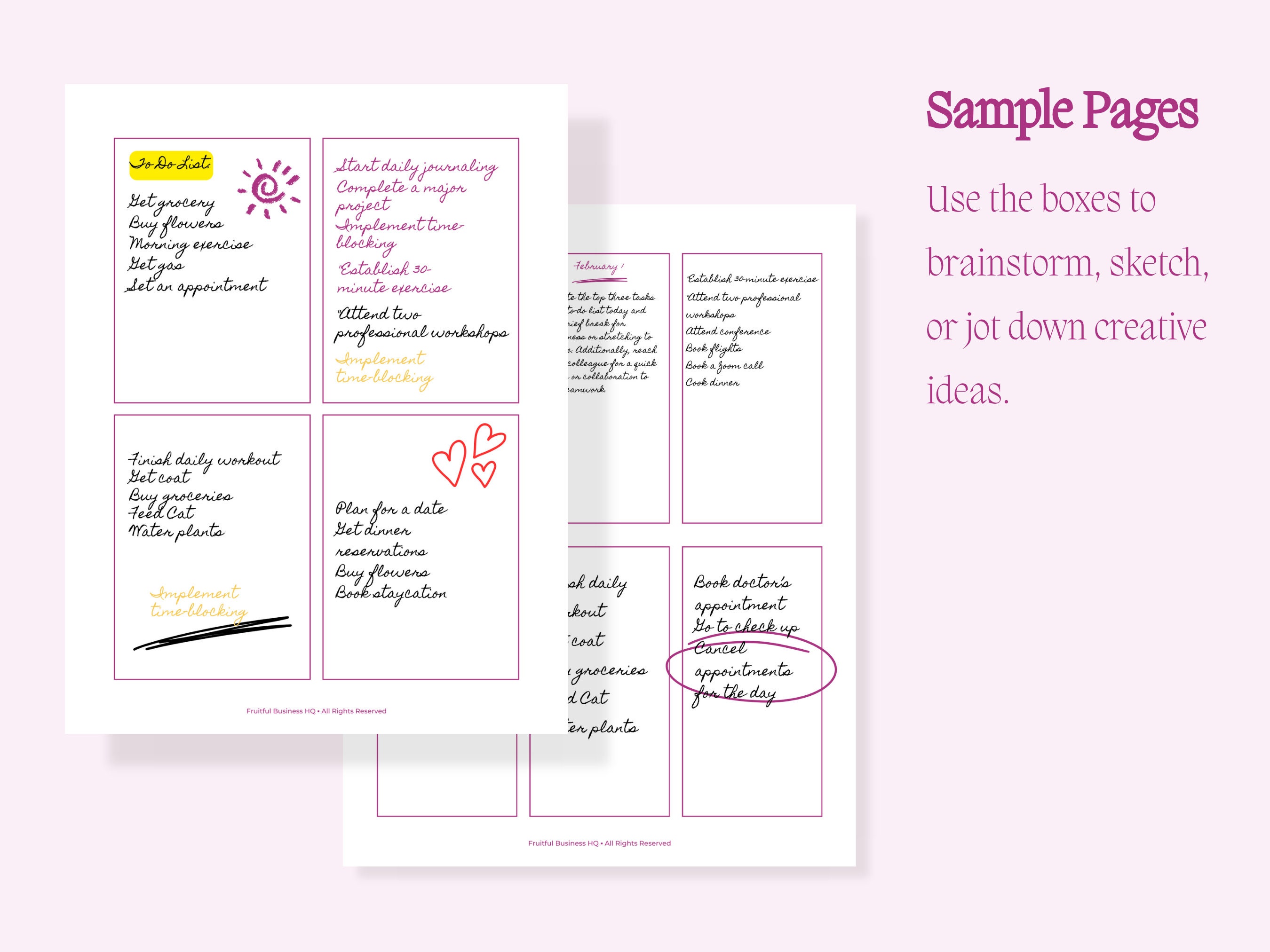 ROUGE 13 Boxes Bundle Printable - Image 2