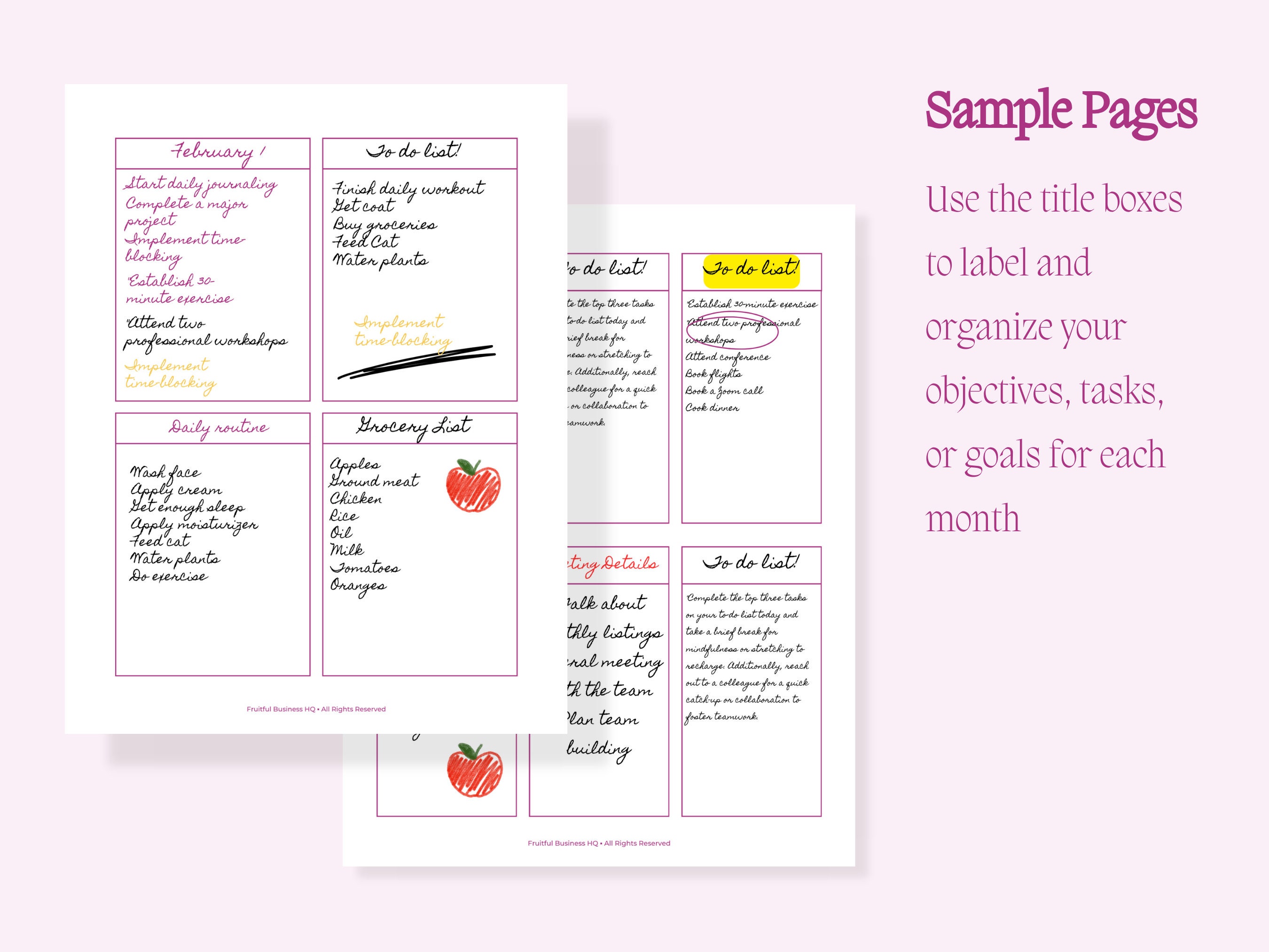 ROUGE 13 Boxes Bundle Printable - Image 3