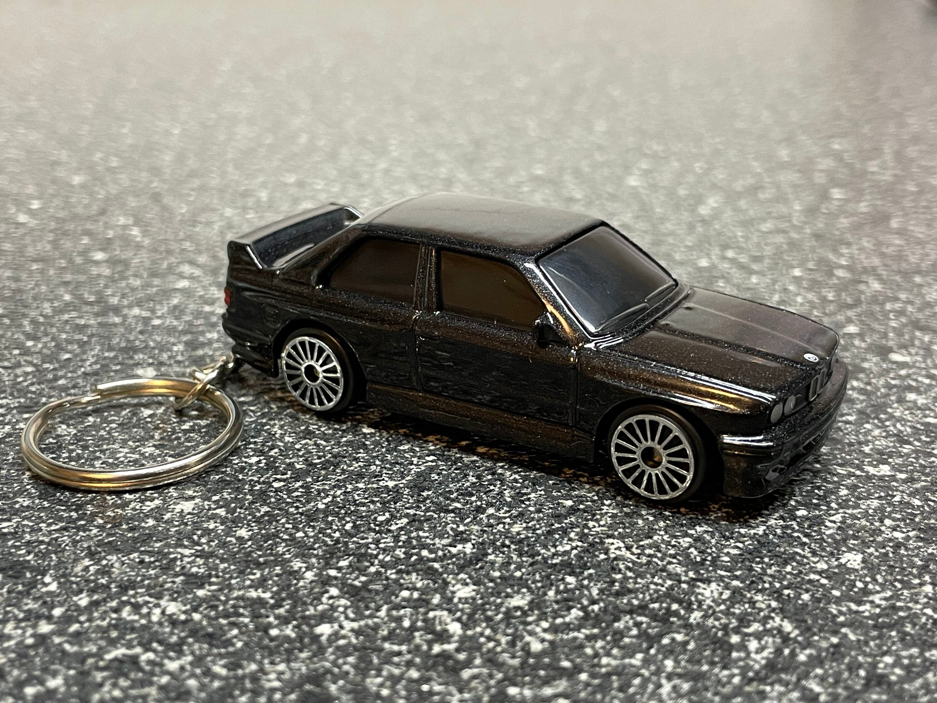 BMW E30 M3 Black Keychain Hot Wheels Matchbox Etsy