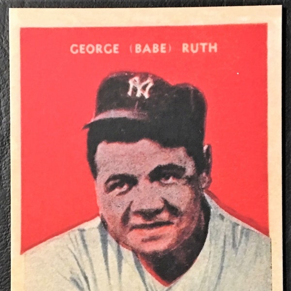 Babe Ruth Etsy