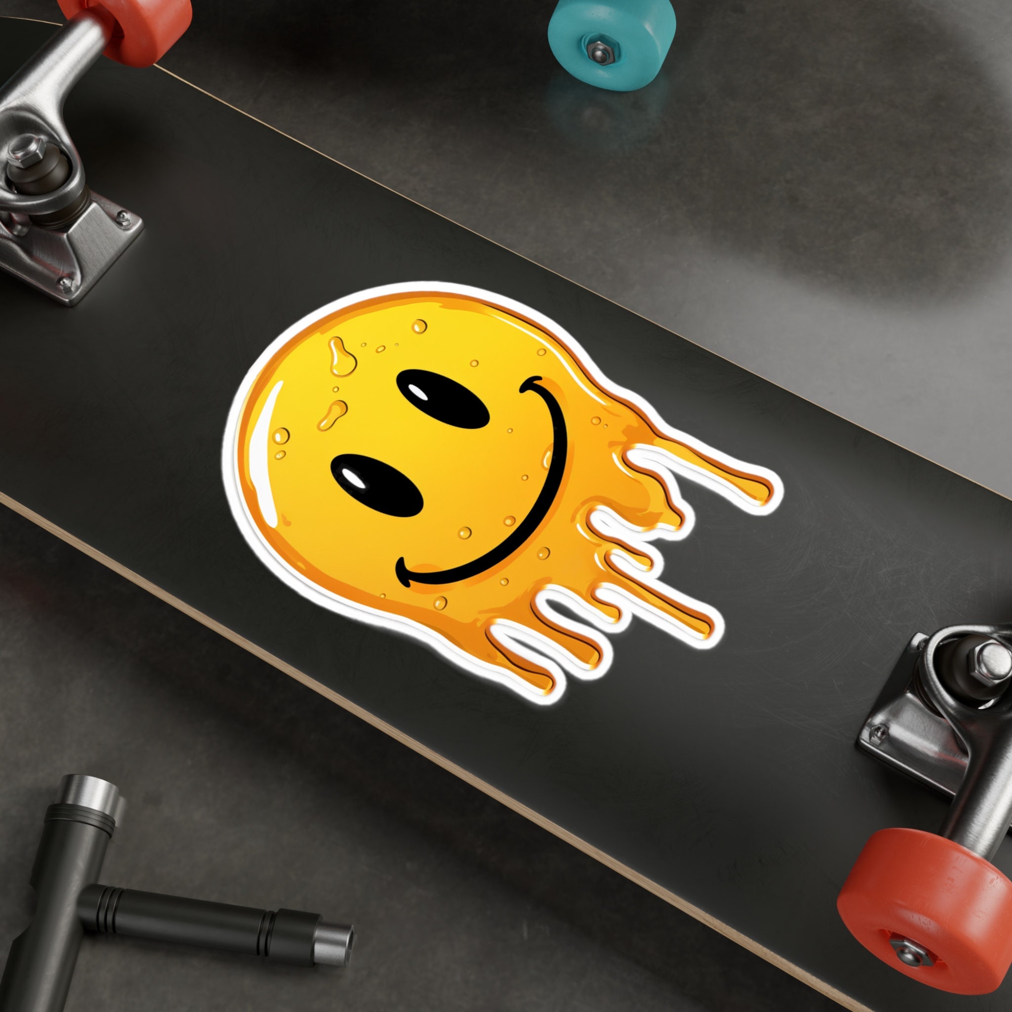 Smiley Face Sticker It S HOT Outside Sticker Smiley Etsy