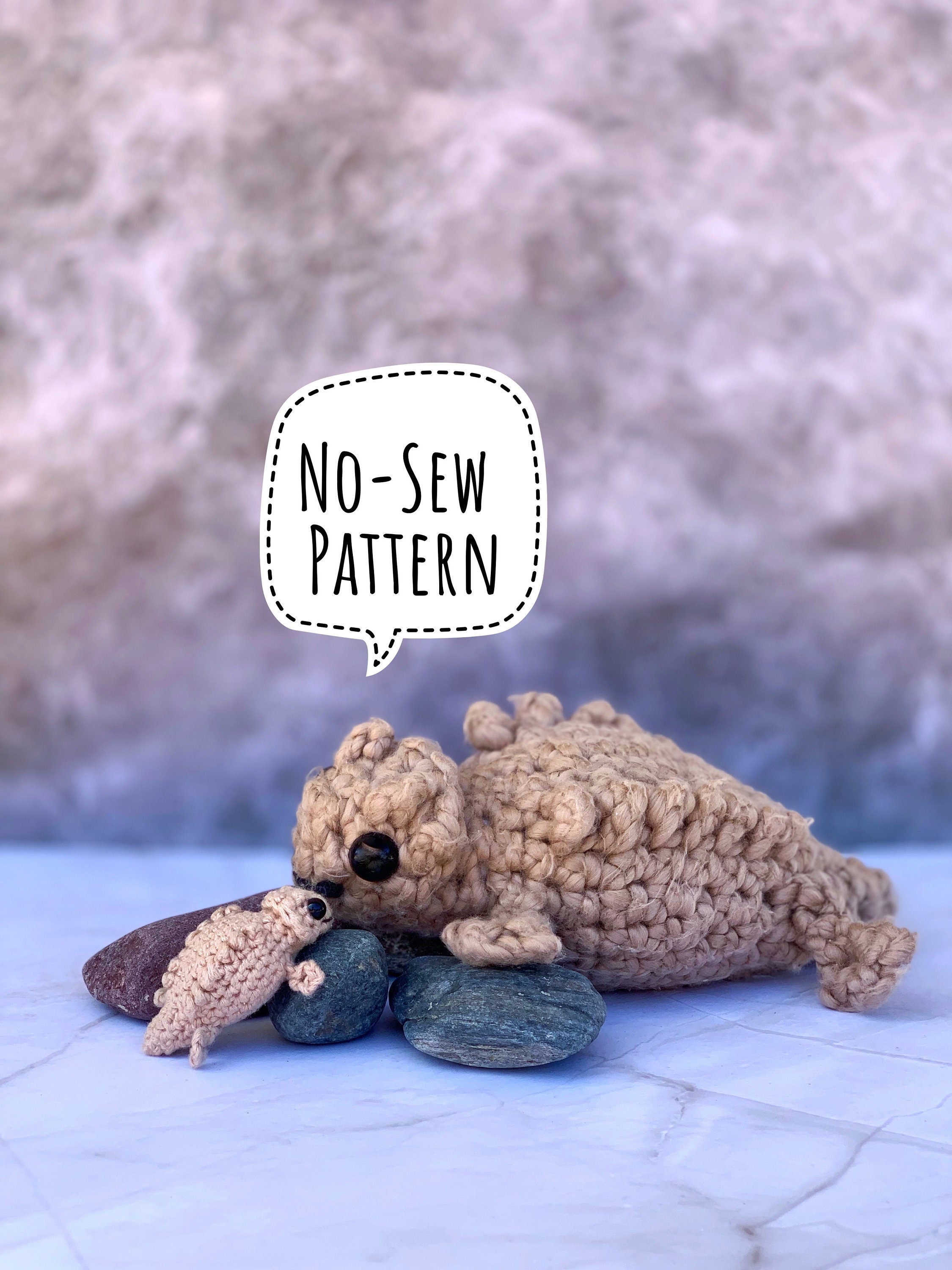 Crochet Pattern Horned Toad Lizard Crochet Pattern No Sew Easy Crochet Horny Toad Plushie Toad