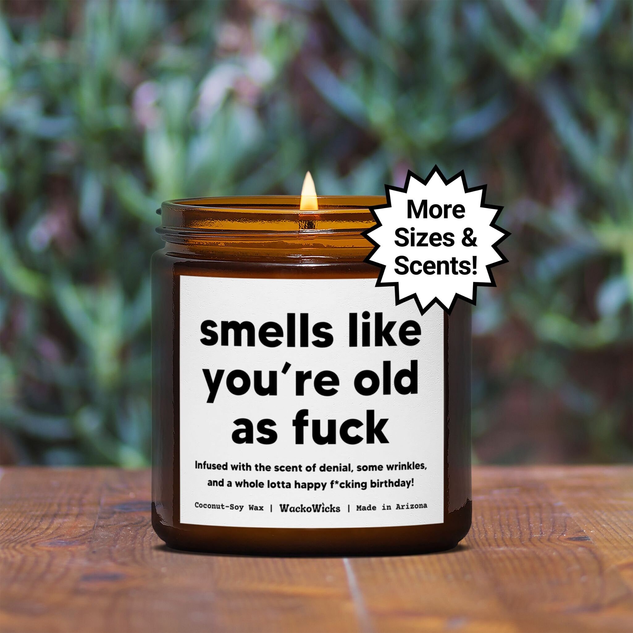Old As Fuck Birthday Candle Funny Birthday Candle Humorous Birthday Gift Sassy Birthday Gift