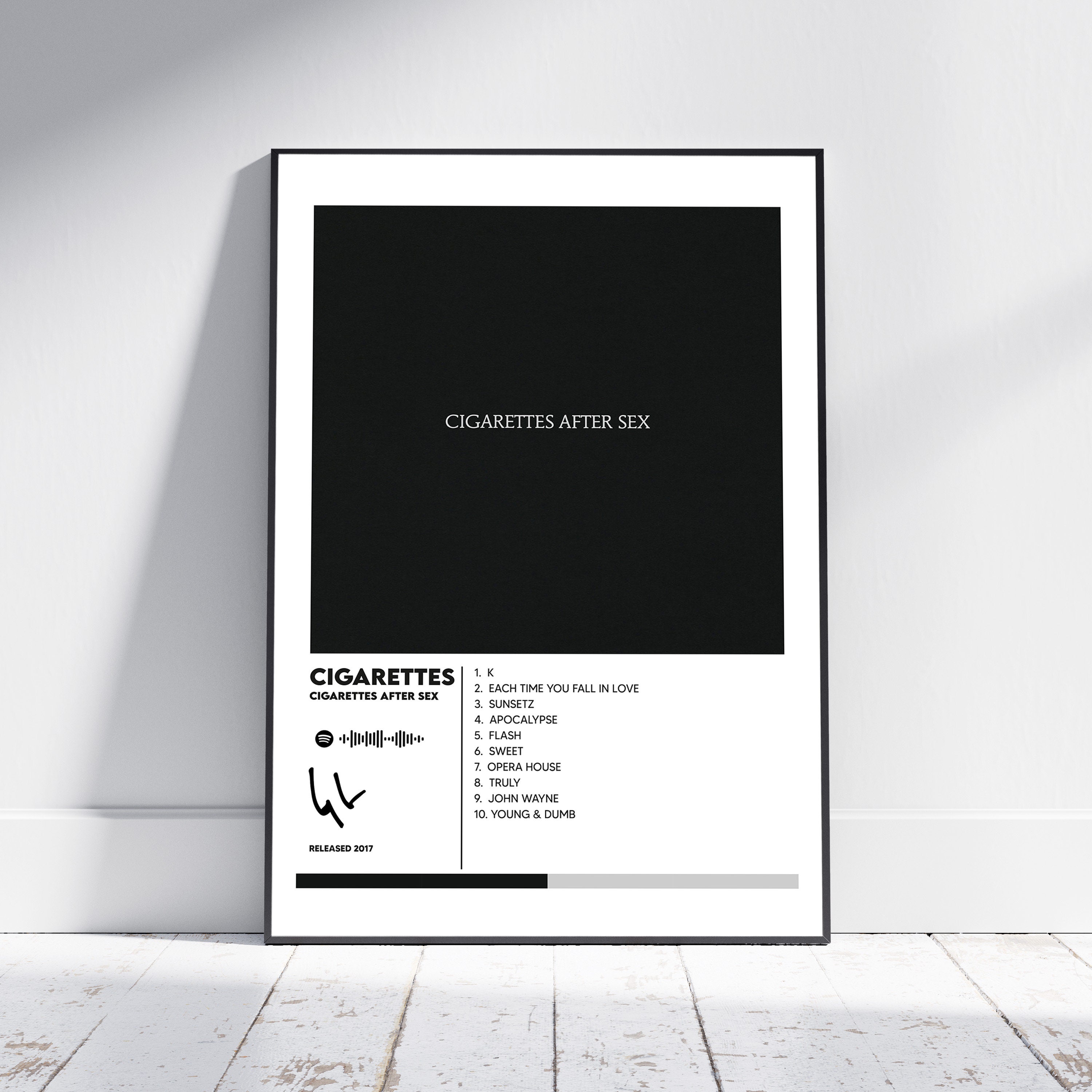 Cigarettes After Sex Cigarettes Album Cover Print Poster Minimalist Album Cover Poster Album