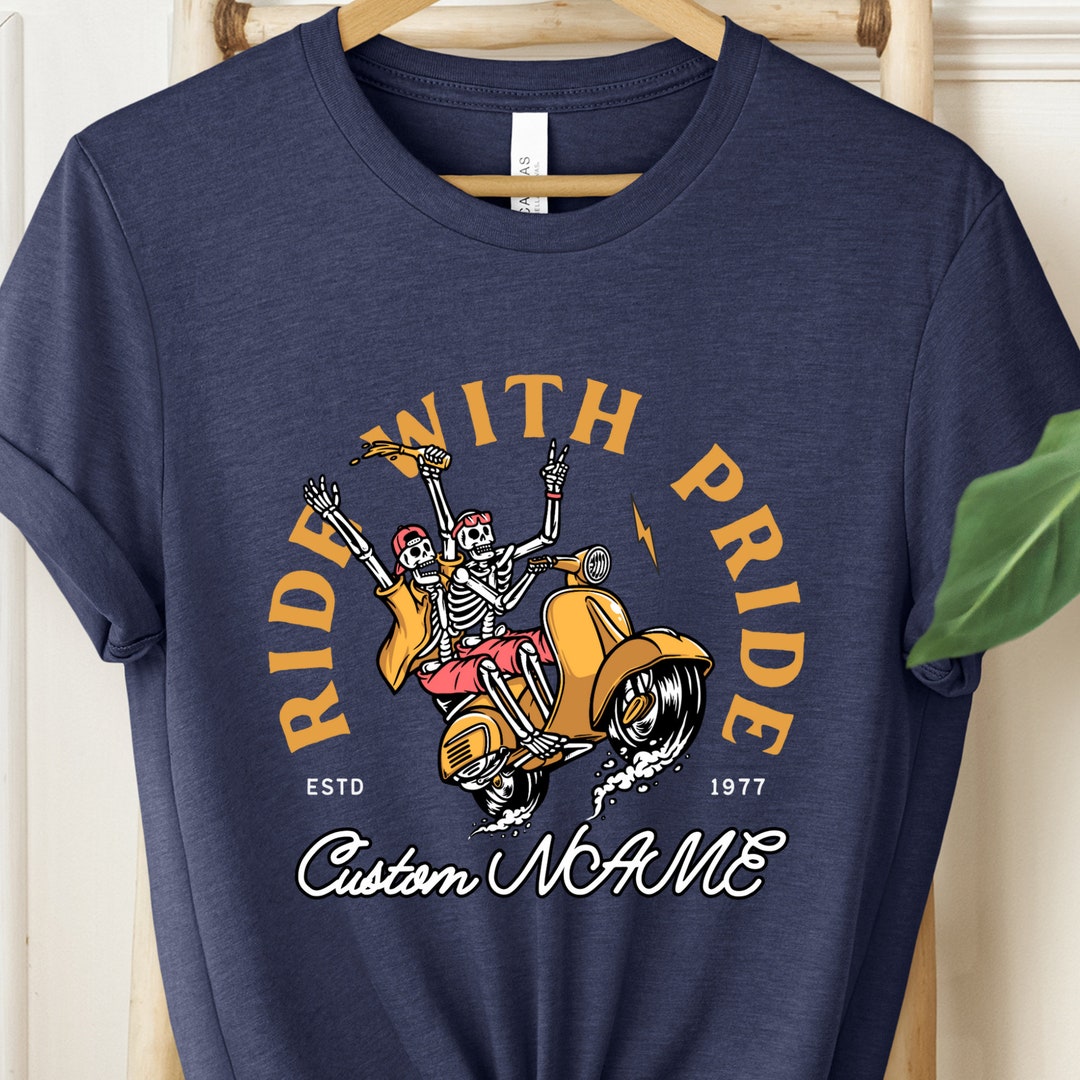 Personalized Grandpa Shirt Motorcycle Gift For Grandpa Grandpas Biker