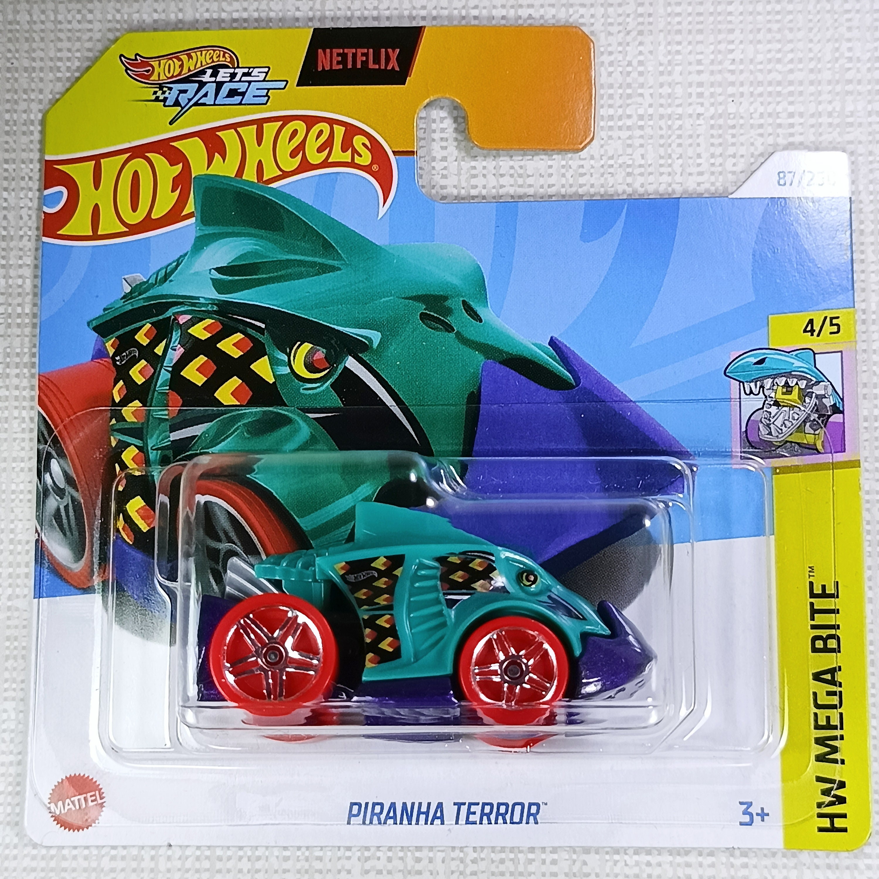 Hot Wheels Piranha Terror Collectible Model Car Miniature Gift Item For Car Collectors Etsy