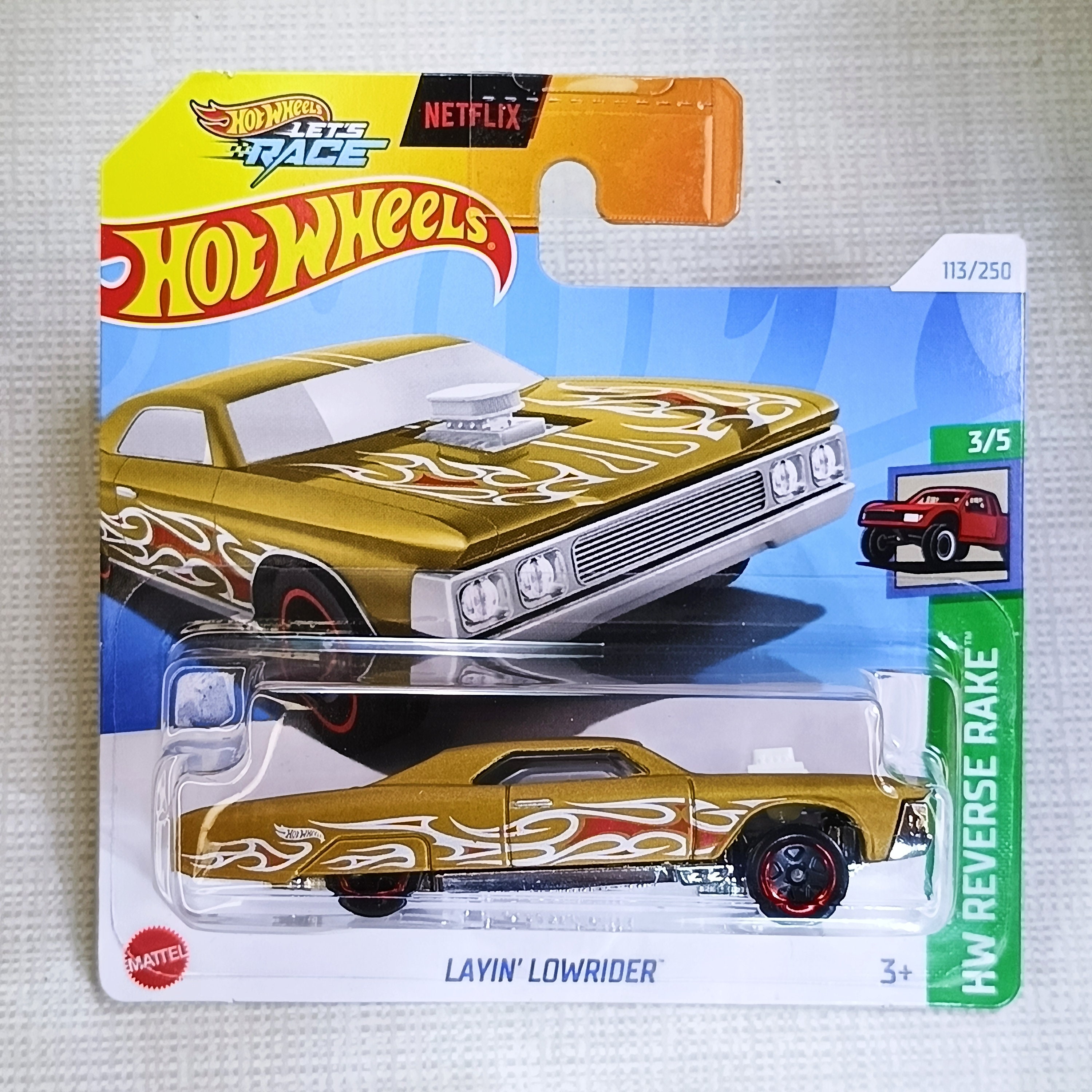 Hot Wheels Layin Lowrider Let S Race Collectible Model Car Miniature Gift Item For Car
