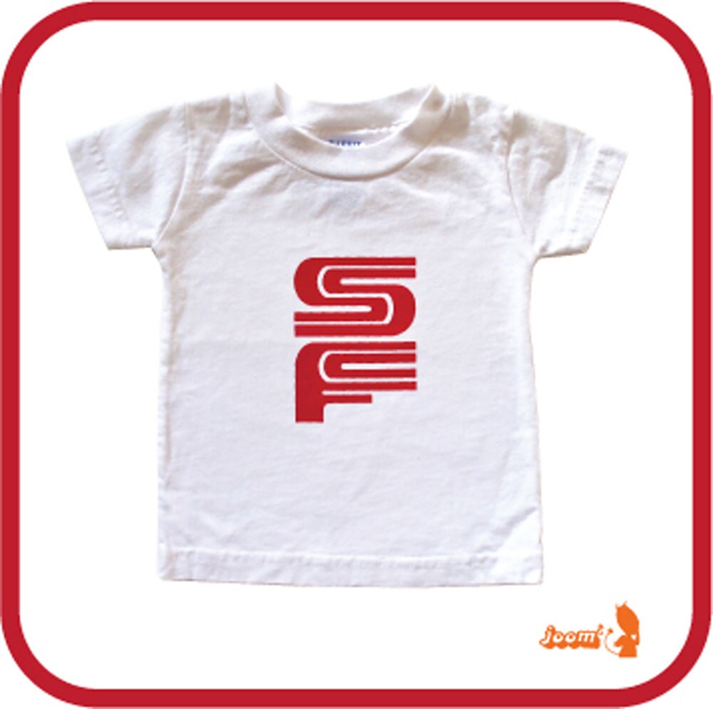 White SF MUNI KIDS T Shirt