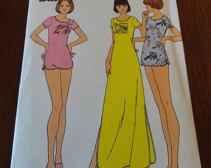 Vintage S Simplicity Womens Lingerie Slip Pattern Sz V Uncut Etsy