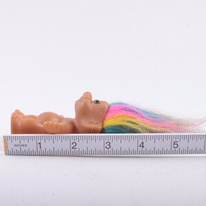 LGBT Gay Rainbow Troll Doll Three Inch Russ Vintage Toy S Rainbow Hair Naked