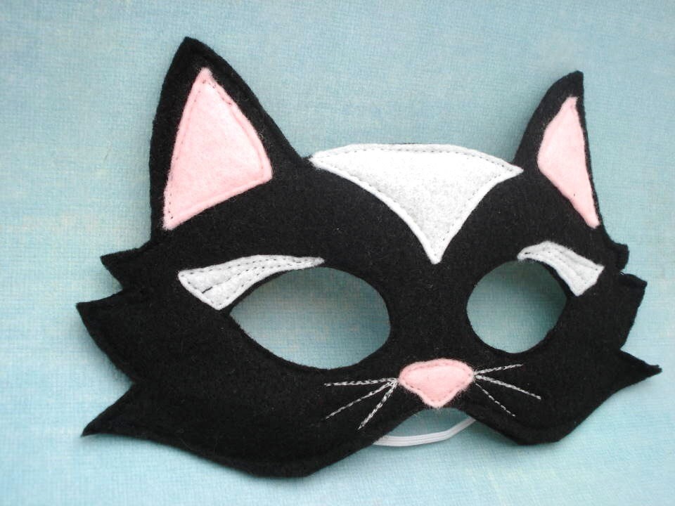 Полушлем маска кошки Katzenmaske  24902421001 - Orion - Открытые, с прорезями для глаз - Купить