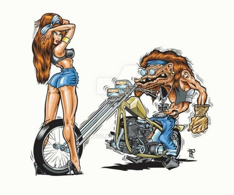 2 Pack MOONEYES Hot Rod Rat Fink Motorcycles Chopper Vintage Tools Racing Rat Rod Stickers Etsy