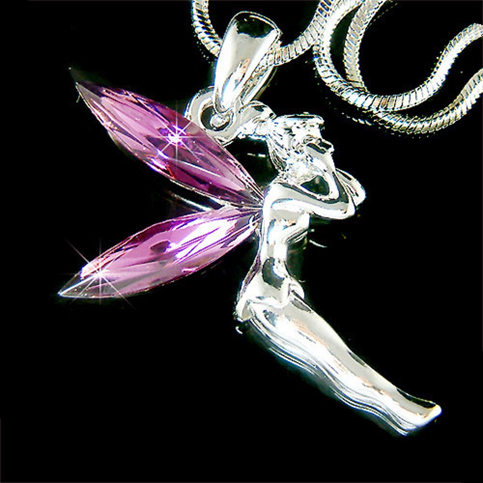 Purple Swarovski Crystal Sexy Fairy TINKERBELL Tinker Bell Etsy