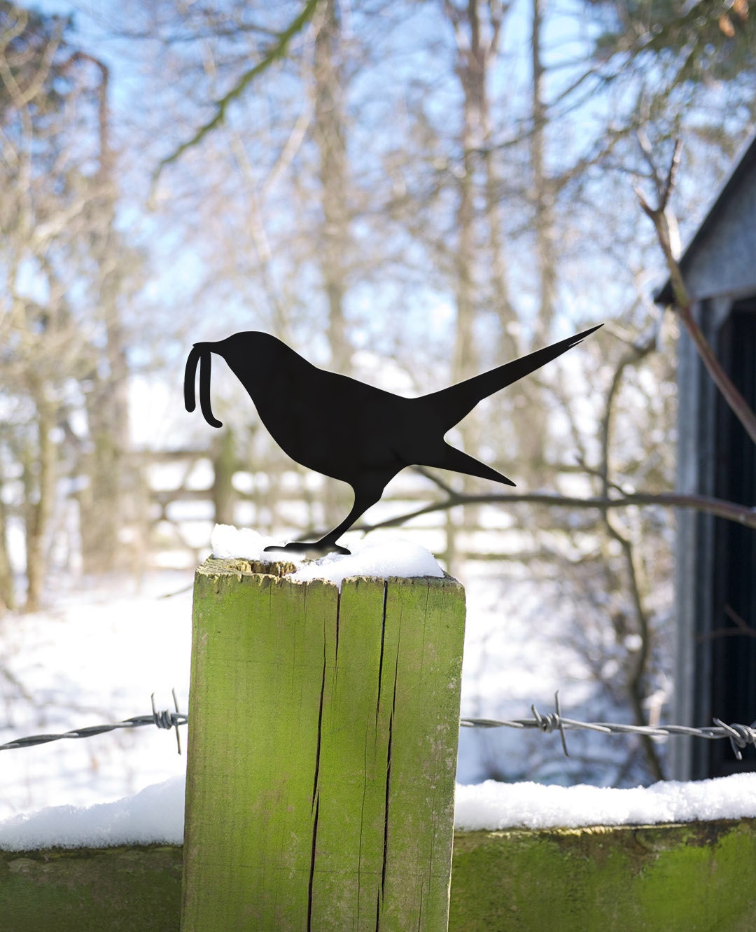 garden bird yard art, gardeners gift.