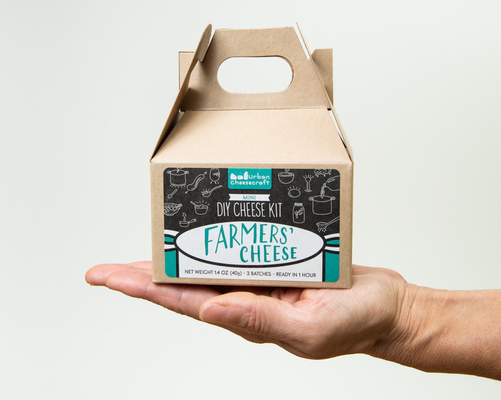 Mini DIY Farmers' Cheese Kit- 3-5 batches (cow milk)