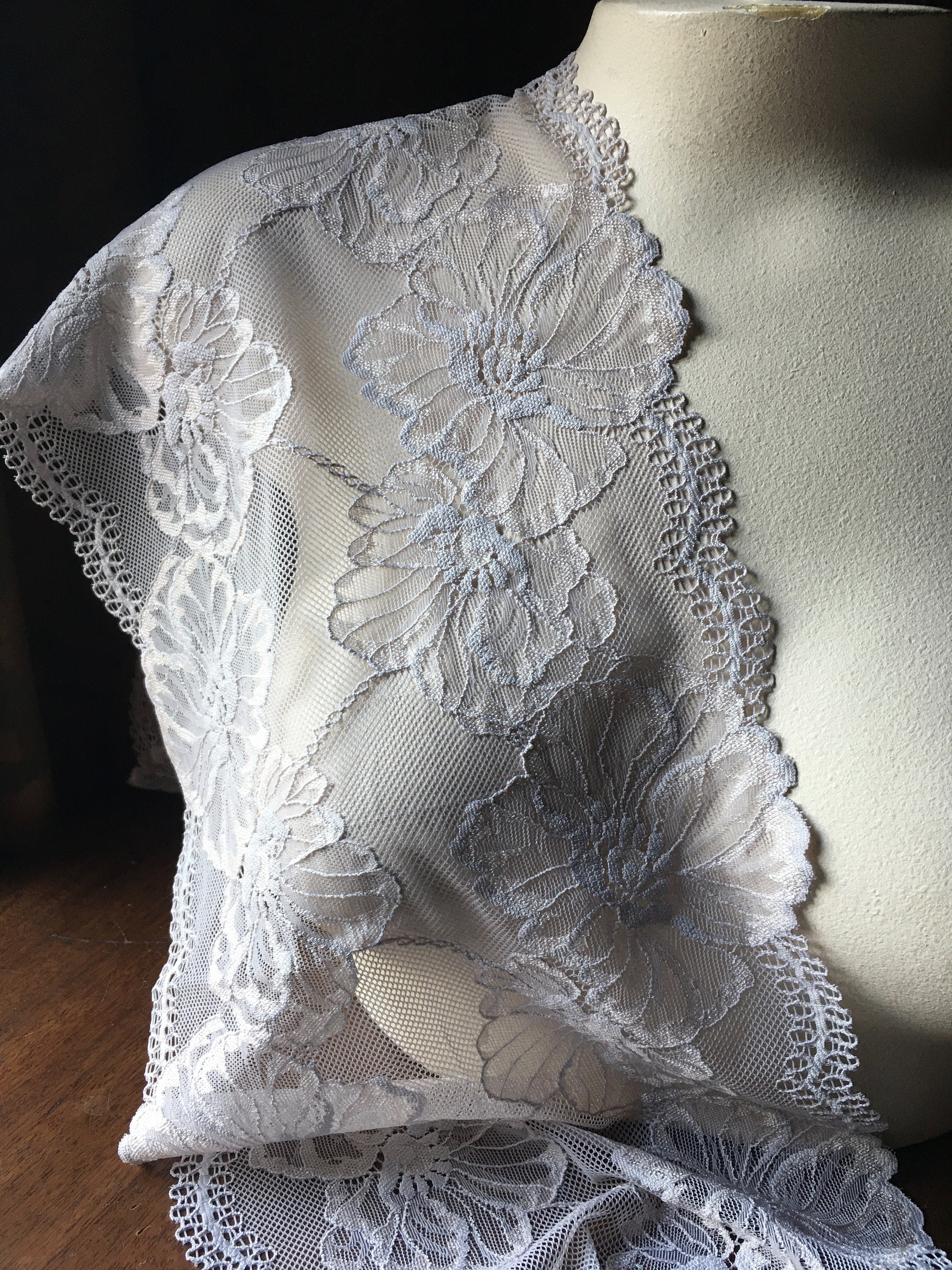 Gray Taupe Stretch Lace Width For Lingerie Headbands Garters Str Etsy