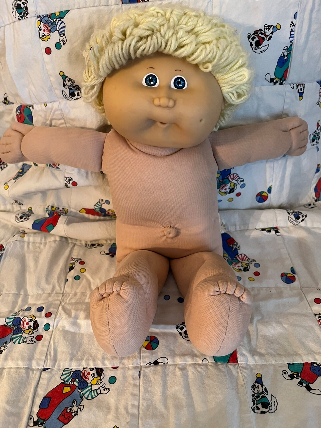 Vintage Cabbage Patch Doll Blonde Cabbage Patch Doll Naked Doll Birthday Gift Friendship Gift