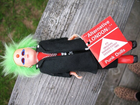 PUNK Is Not Dead Mint Condition Alternative London Original Marian Kenny Design Highly Collectible Punk Doll 1985