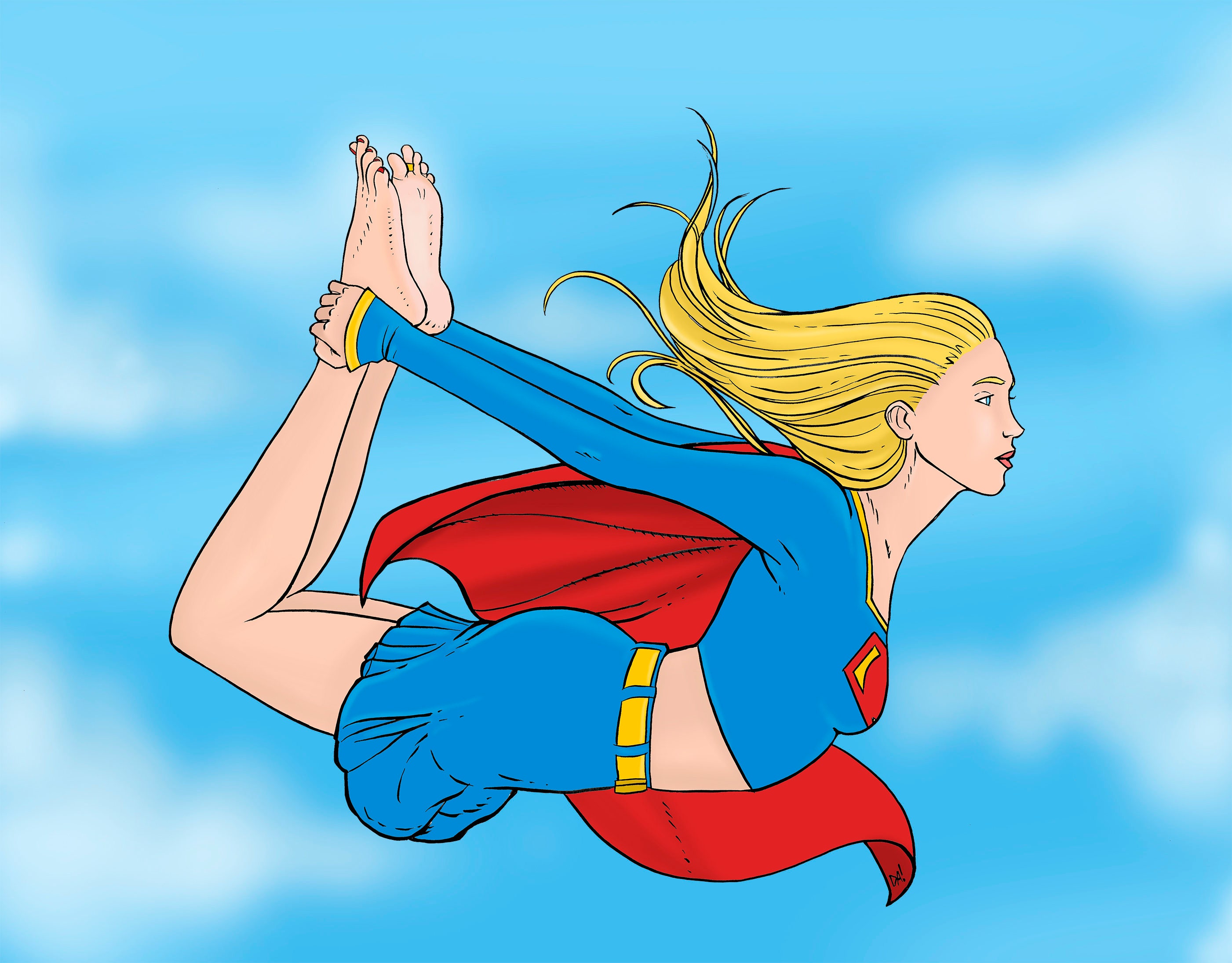 Supergirl Adventures Horny Little Girl Porn Comic Comics 1