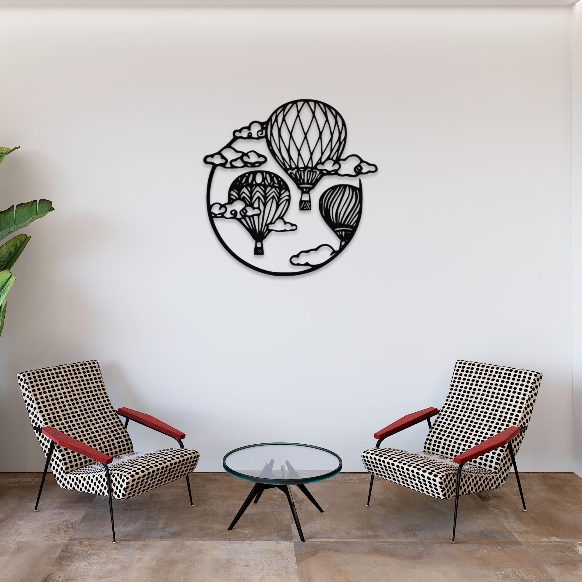 Hot Air Balloon Svg Dxf Files Hot Air Balloon Laser Cut Files Engraving Silhouette Template