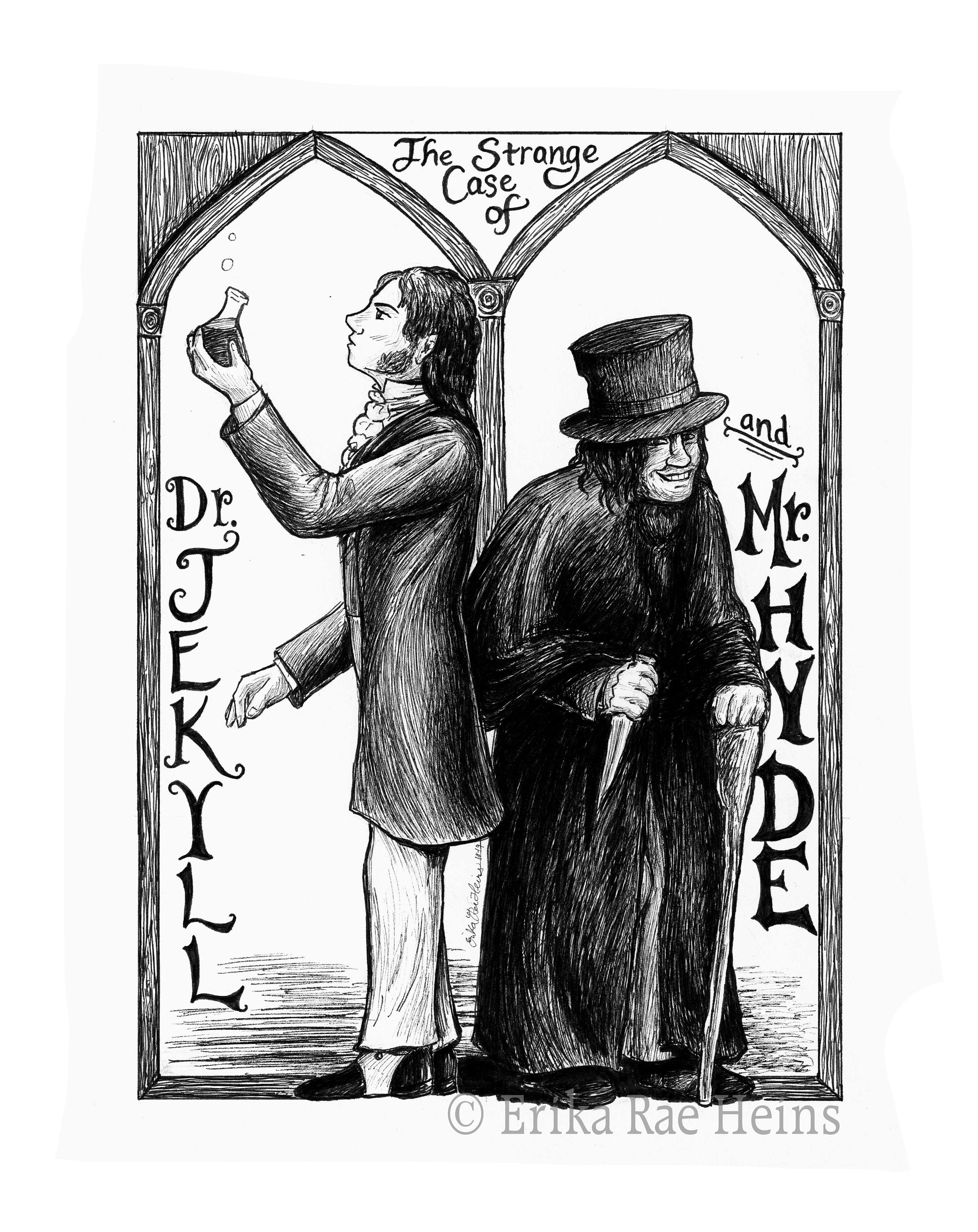 Dr Jekyll And Mr Hyde Print Etsy UK