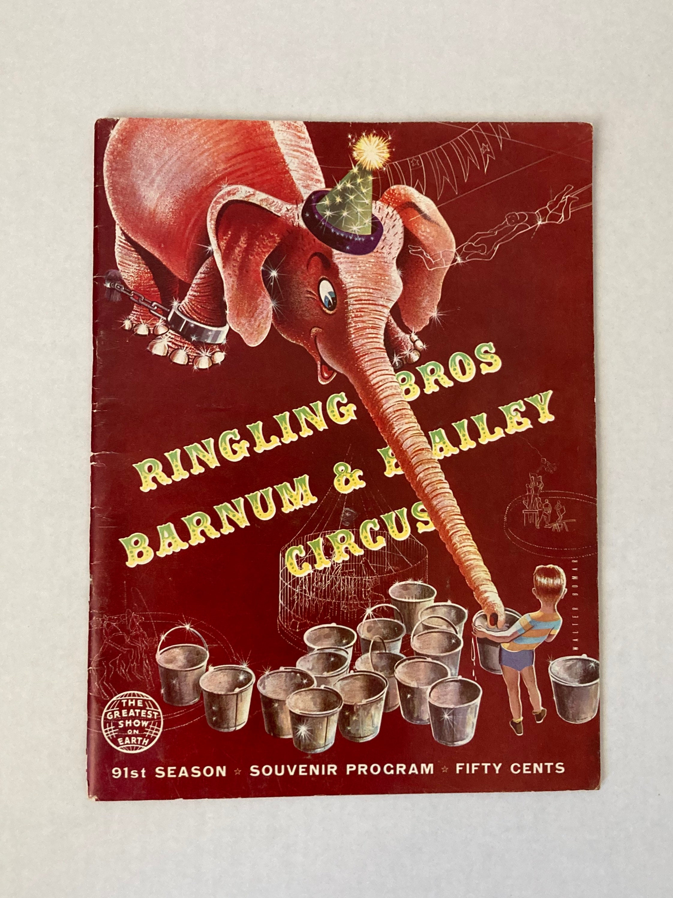 Ringling Bros Barnum Bailey Circus Souvenir Program Etsy