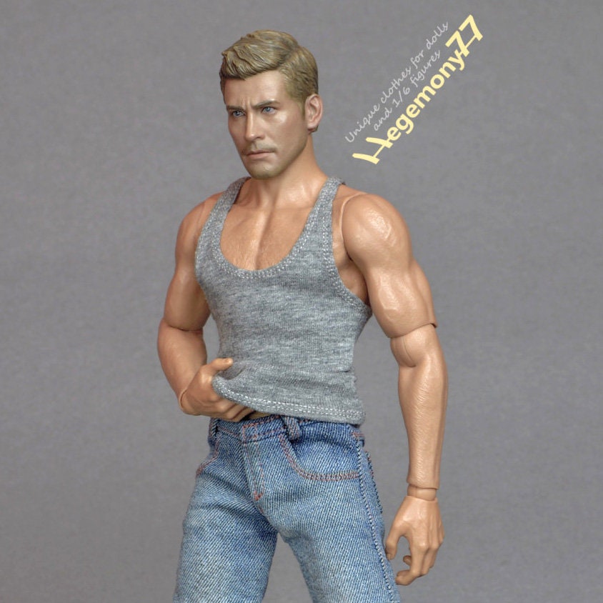 Th Scale Grey Tank Top Vest Fits Inch Figures E G Hot Toys Ttm Tbleague M