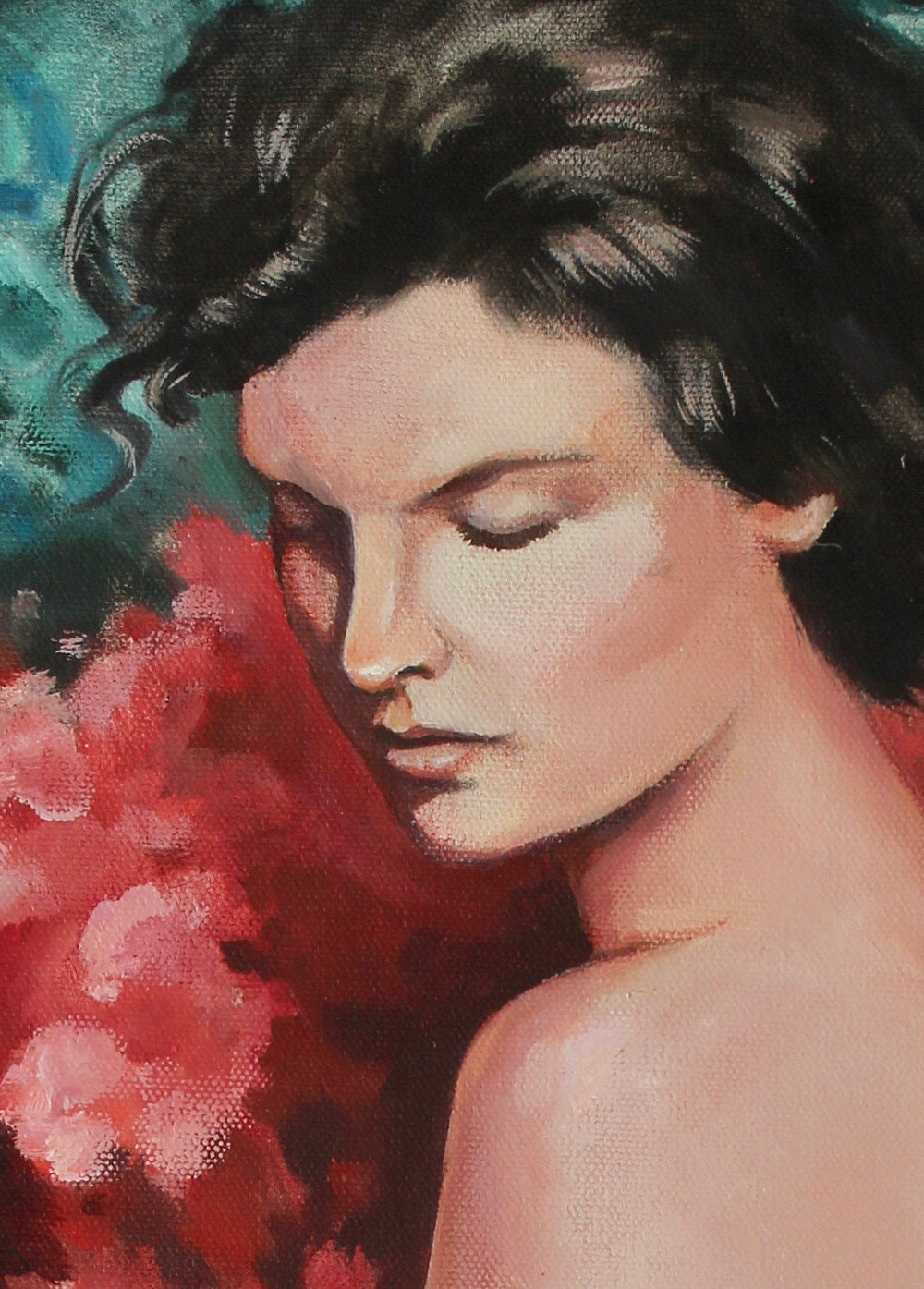 NUDE FEMALE ART Twin Pics S Diva Sherilyn Fenn Surrounded By Azalea