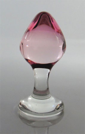 Анальная пробка Glas Amethyst Rain Butt Plug, бесцветный, до 8 см GLAS-62 - Glas - Анальные пробки - Купить