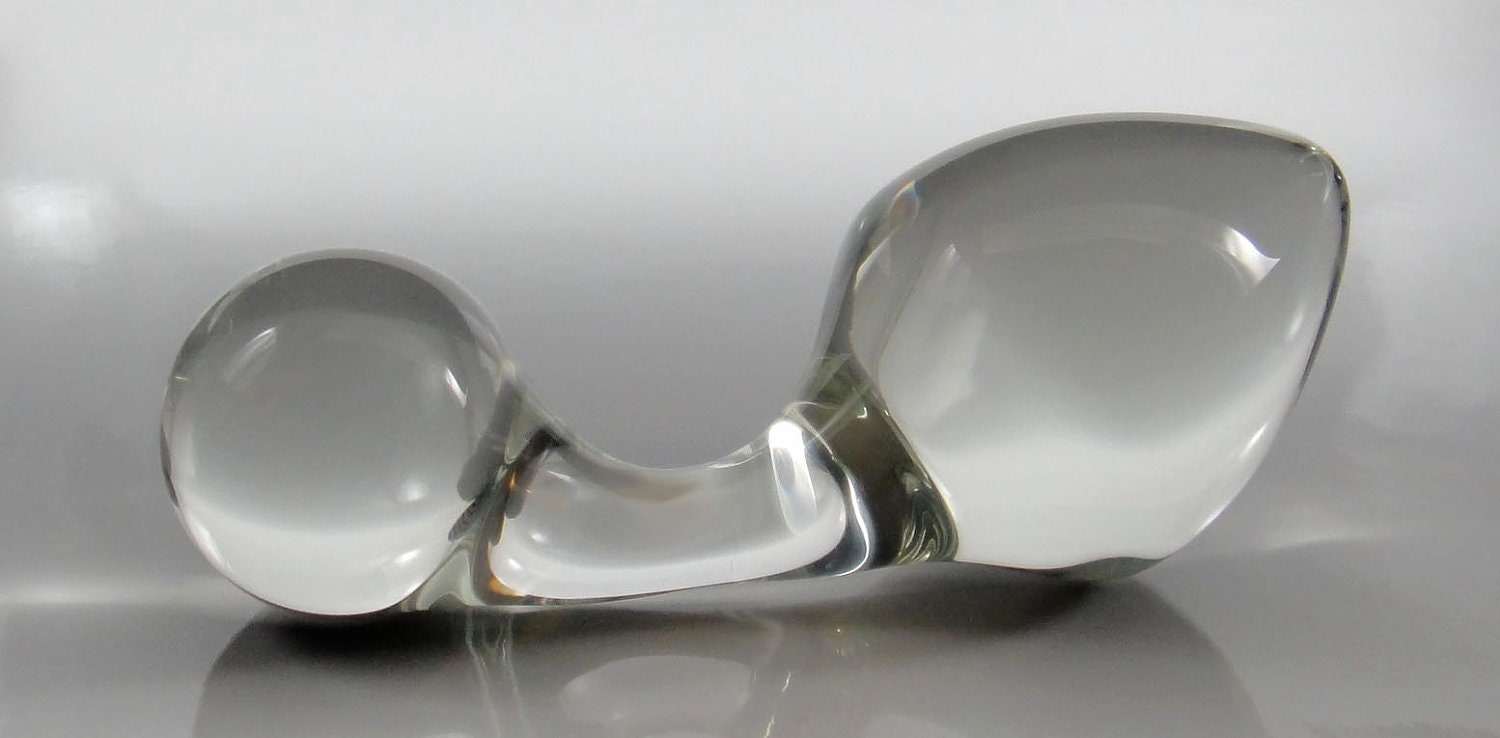 Анальная пробка Glas Amethyst Rain Butt Plug, бесцветный, до 8 см GLAS-62 - Glas - Анальные пробки - Купить