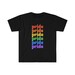 PRIDE Unity Unisex Super Soft Trendy Pride Love Print Tee T Shirt Lgbtq Gay Pride Equality Unity