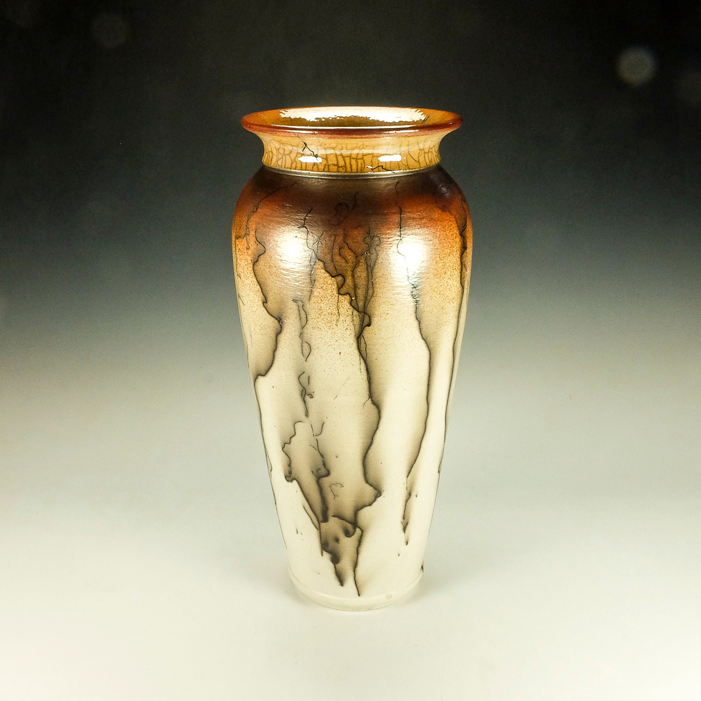 Naked Raku Pottery Yellow Terra Sigillata Hand Polished Etsy