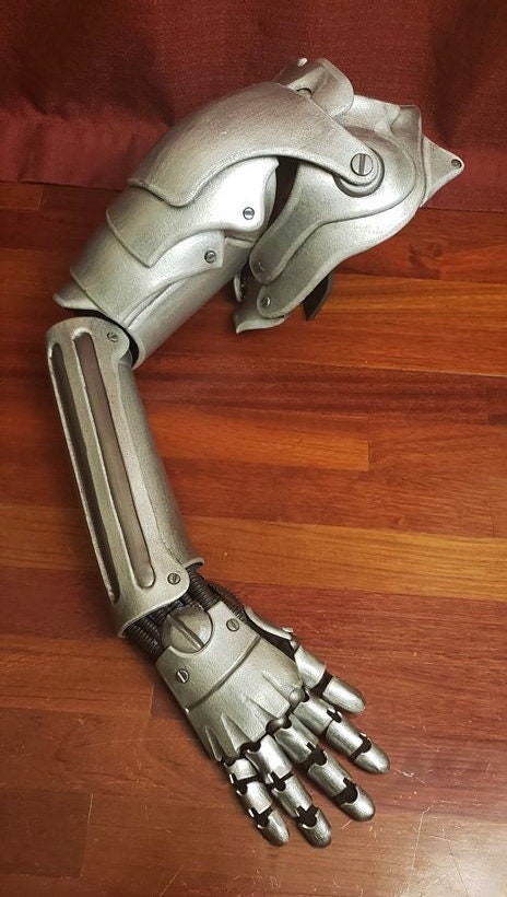 Automail Arm Leg Fullmetal Alchemist Inspired Cosplay Templates Etsy