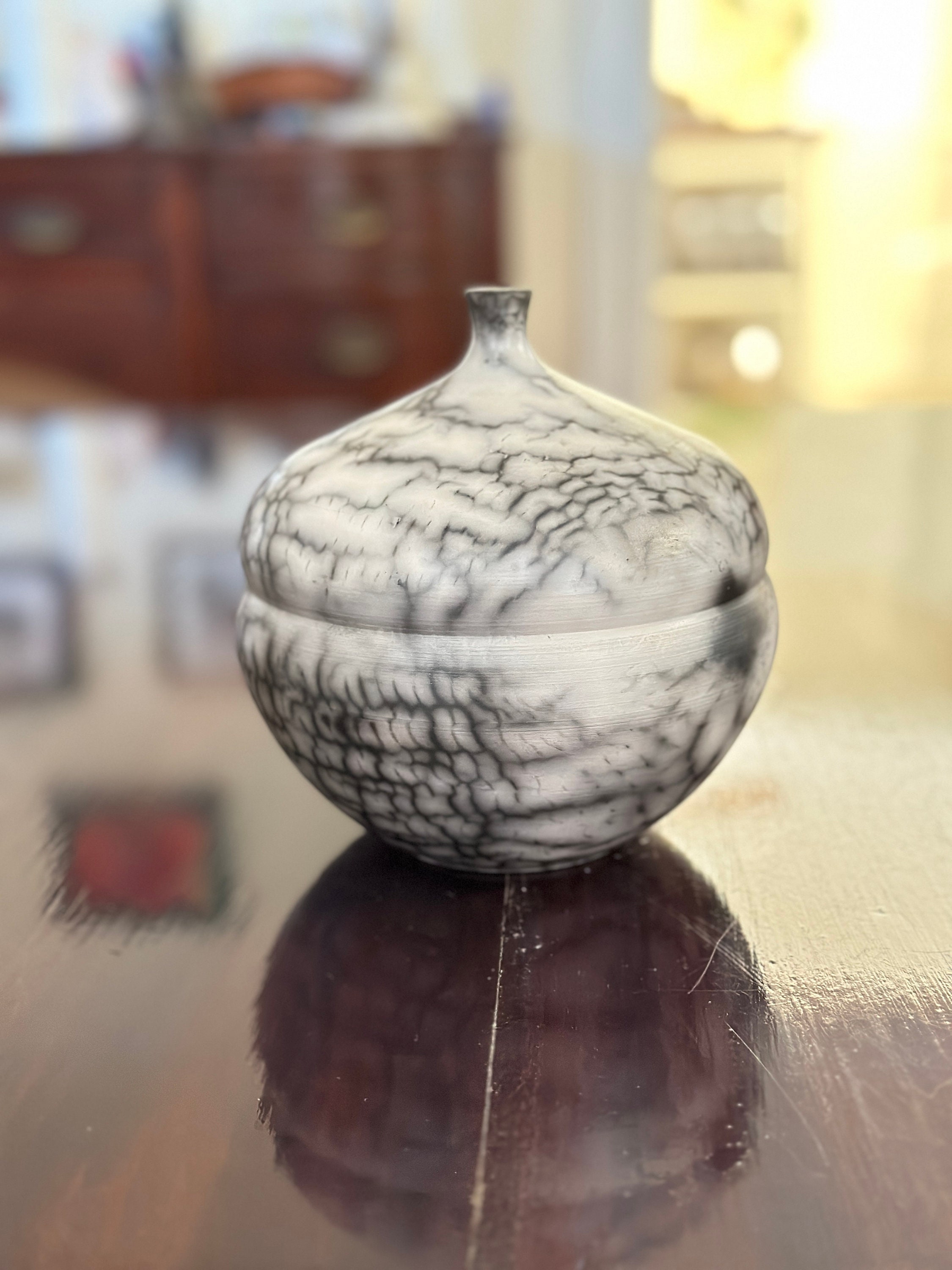 Handmade Wheel Thrown Naked Raku Etsy