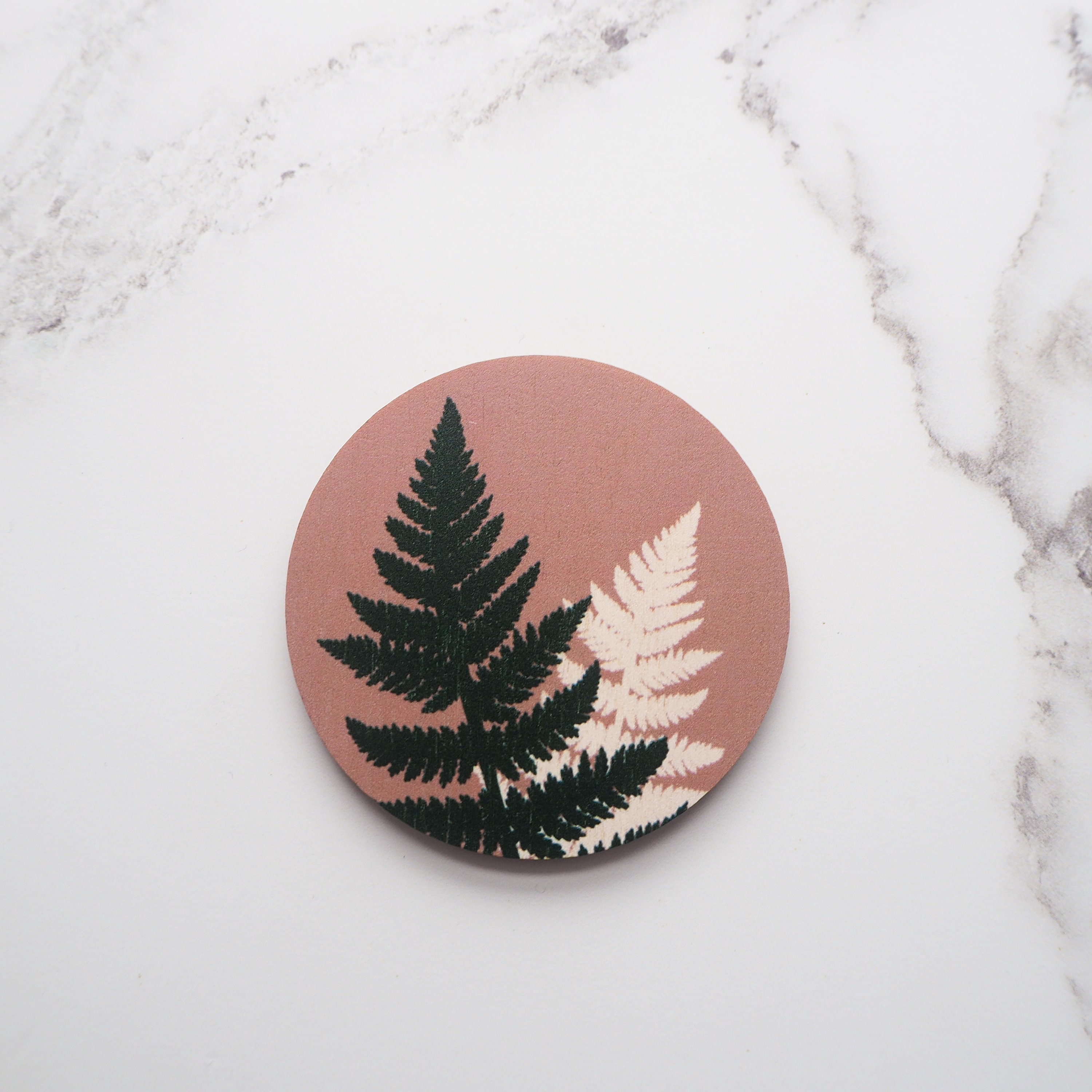Fern Brooch - Leaf Botanical Plant Pin Gift For Lovers Her