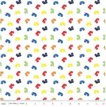 Cotton Hot Wheels Monster Trucks Racing Show Big Vehicles Officially Licensed By Riley Blake