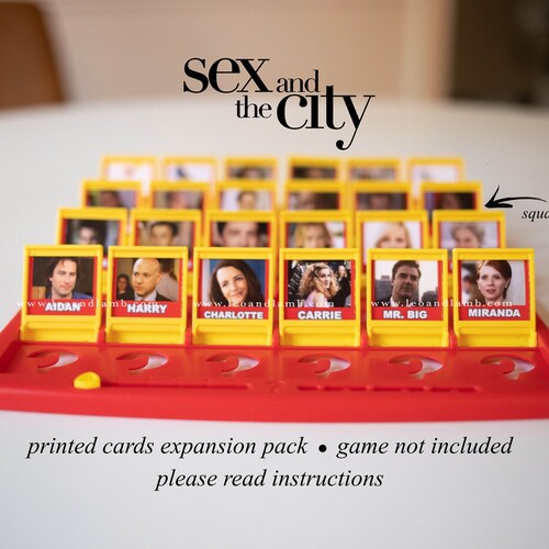 Sex And The City Trivia Party Game Etsy