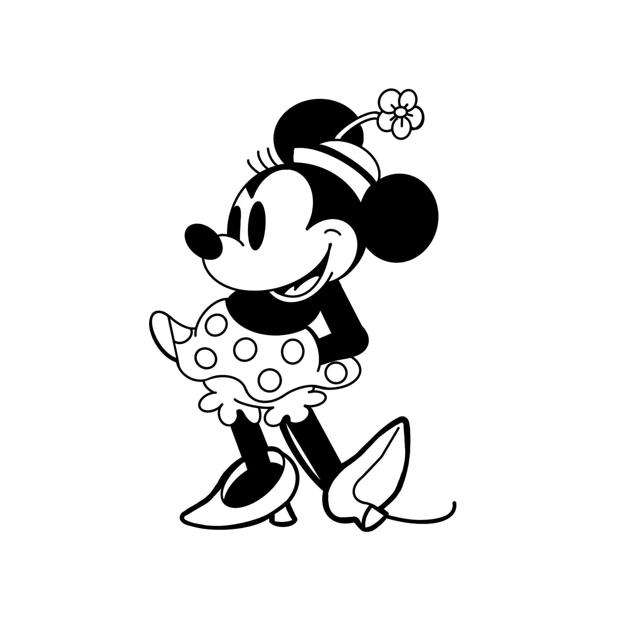 Original Minnie Mouse Svg Pdf Png Jpeg Digital Files Etsy