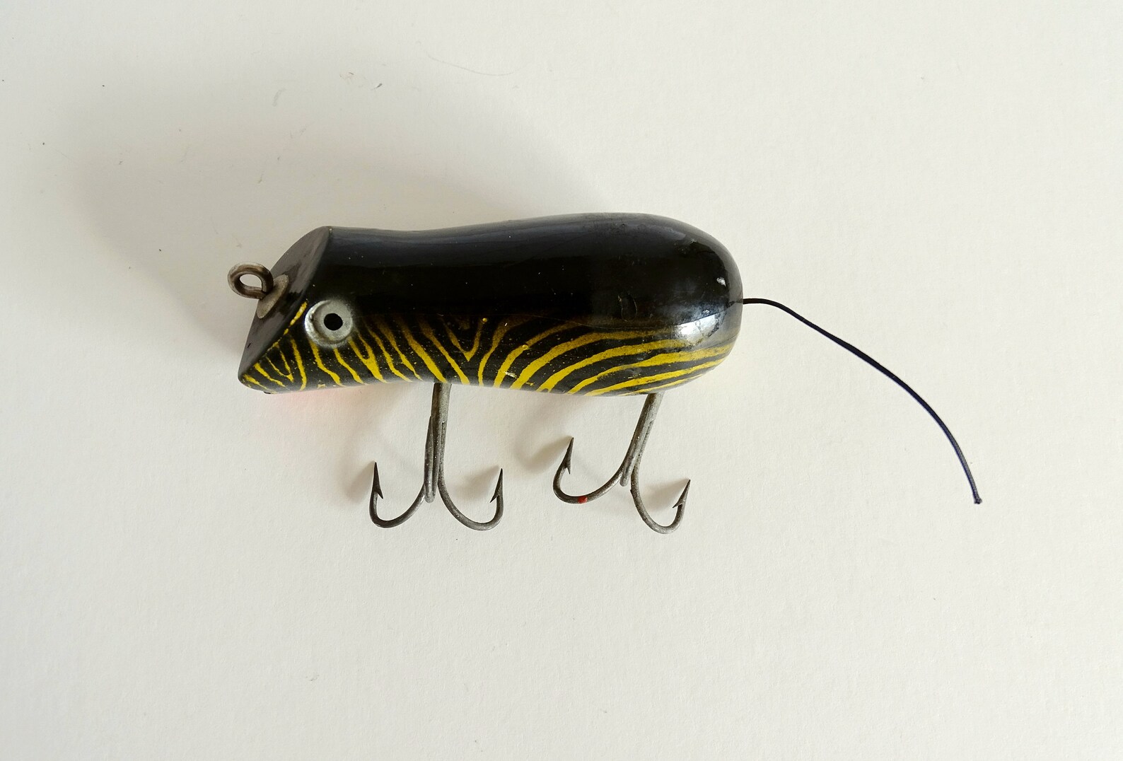 Vintage Shakespeare Genuine Swimming Mouse Wood Tackle Fishing Etsy