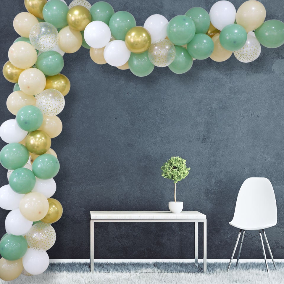 Sage Green Eucalyptus Balloon Garland Kit Baby Shower Etsy