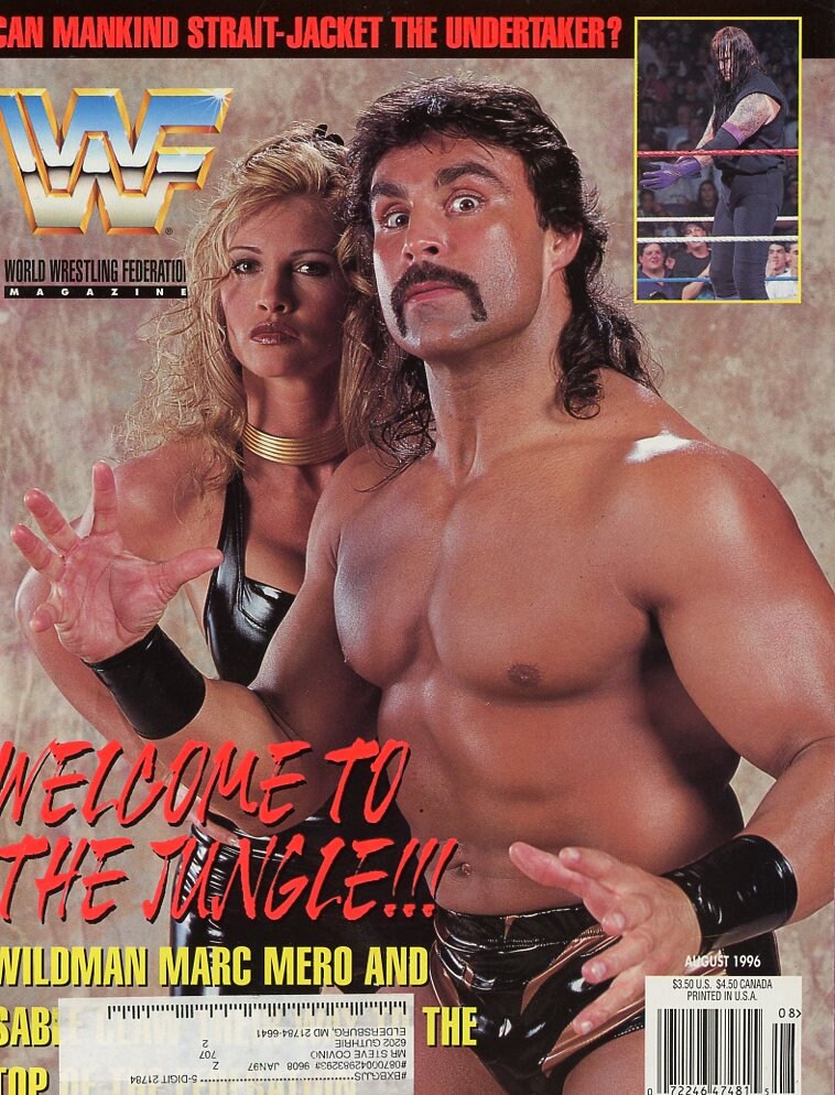 WWF World Wrestling Federation Magazine WWE Aug 1996 Marc Mero Etsy