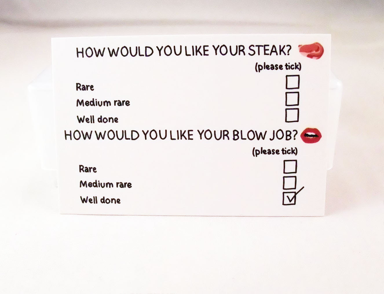 Steak blowjob