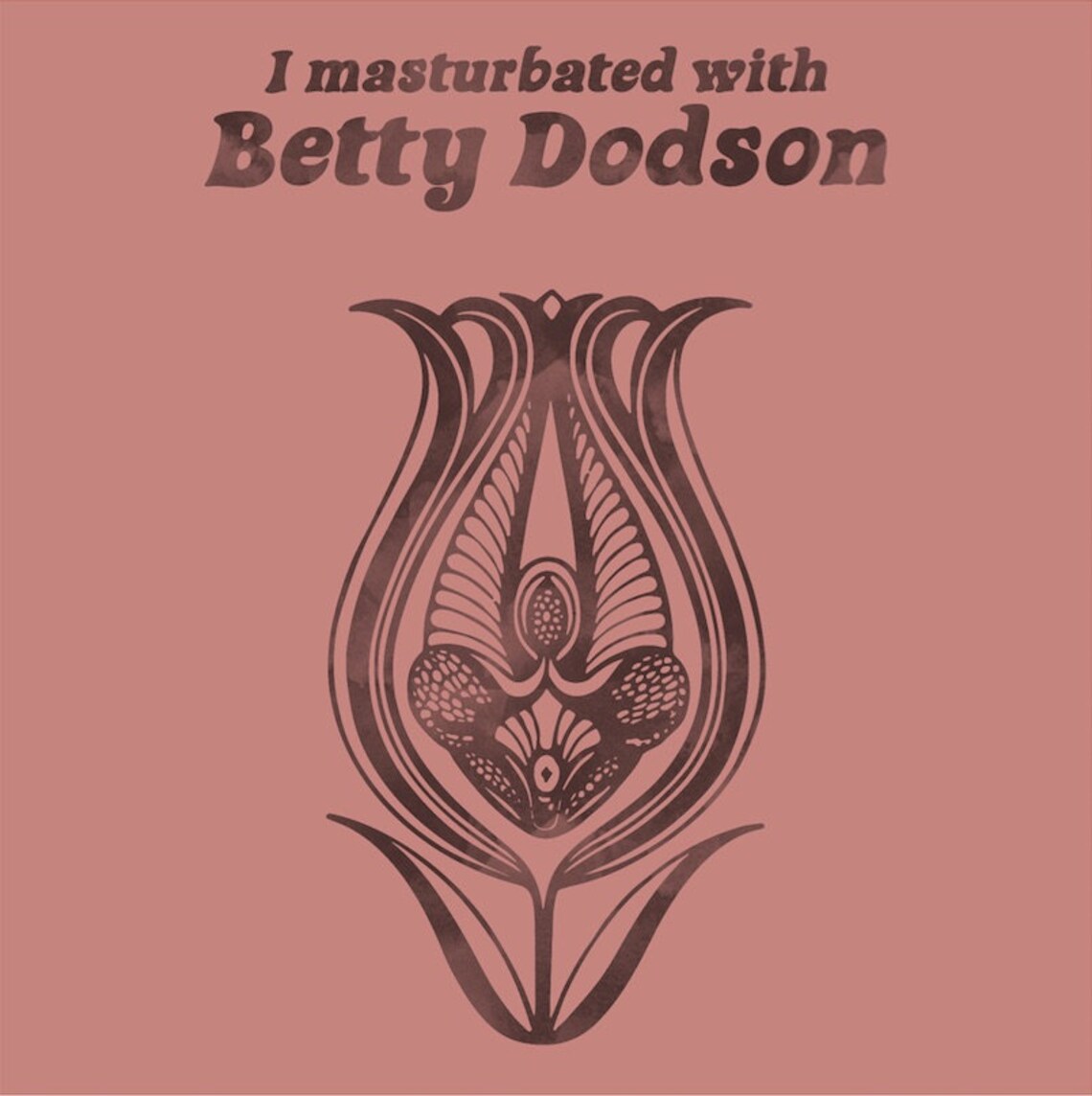 Betty Dodson Tee In Rose Etsy