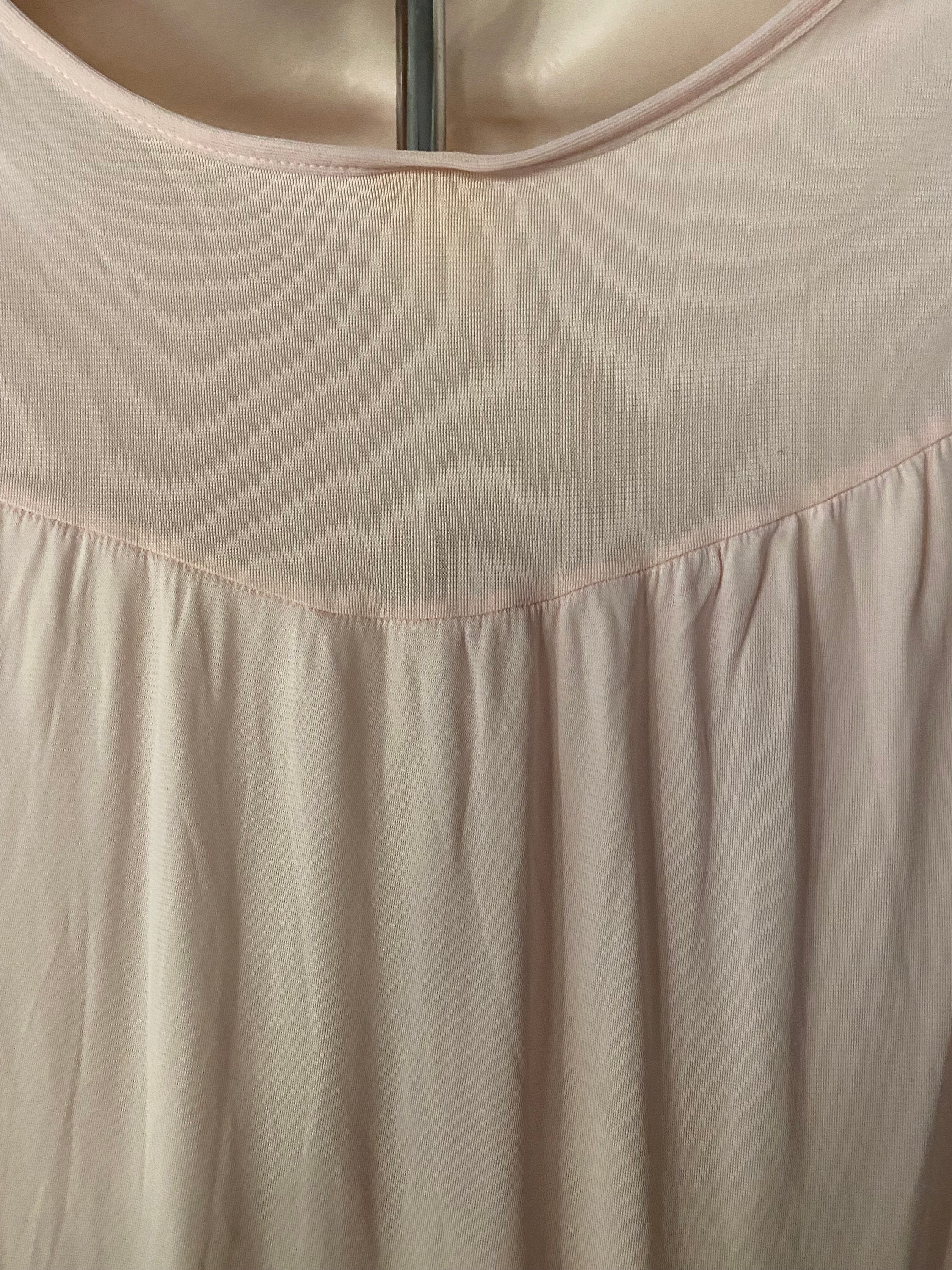 S Pink Peignoir Set Two Piece Lingerie Set Petite Above The Knee Sleeveless Nightgown With