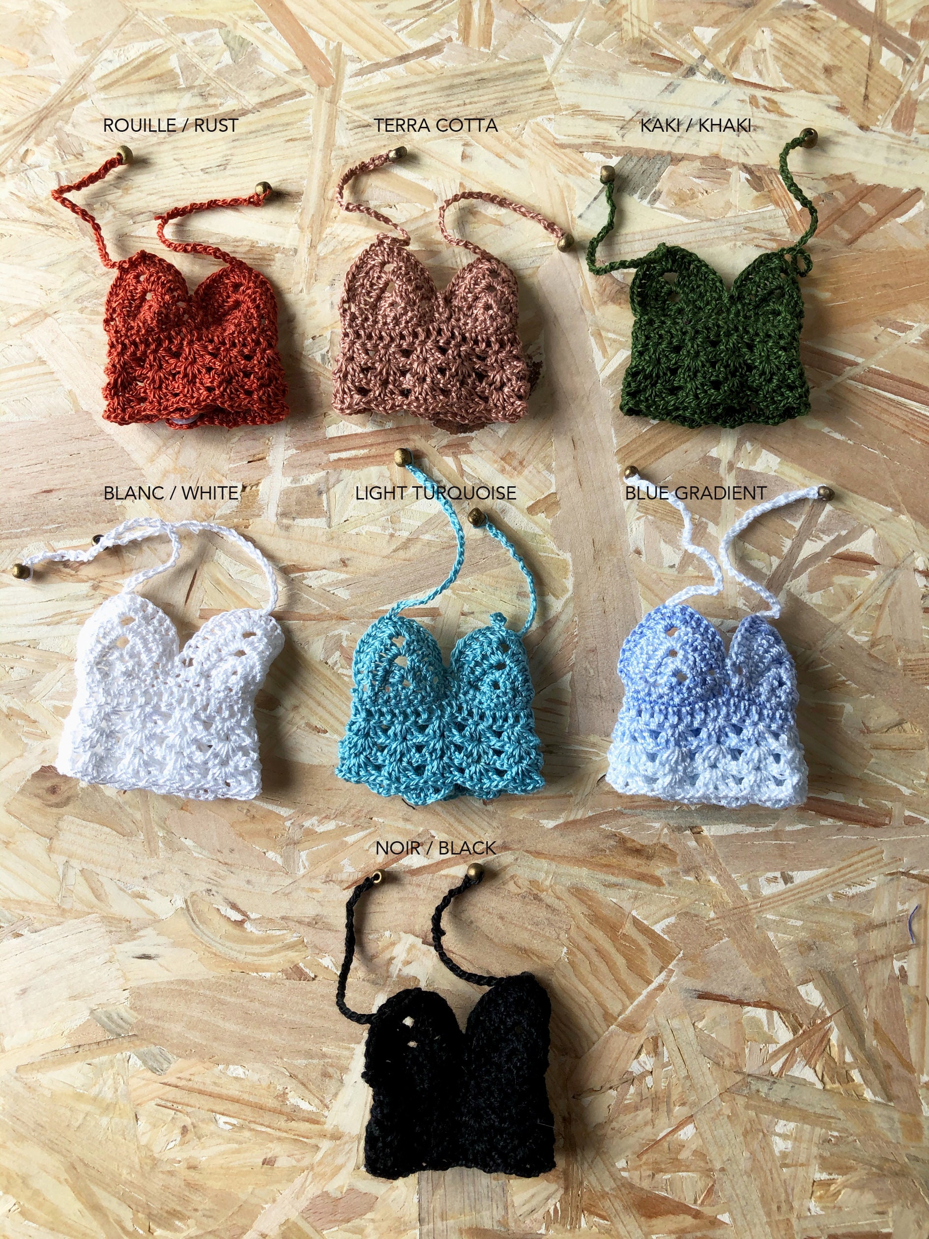Small Crocheted Nude Crocheted Backs Colors To Choose For Dolls Pullip Blythe Poulpy Yosd