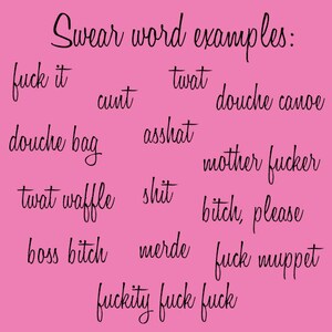 Fuck It Mature Motivational Swear Word Art Cursing Funny Housewarming Gift Subversive Embroidery